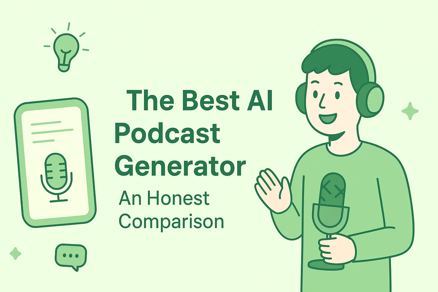 The Best AI Podcast Generator: An Honest Comparison